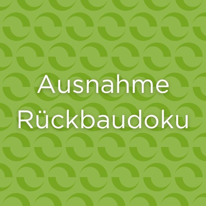 Ausnahme Rückbaudoku